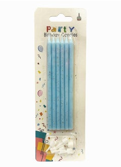 6 pcs Birthday Candles Cake Candles Metallic Cupcake Cake Candles Thin Long Cake Candles ,blue (13 cm) - pzsku/ZB55B222CD4EB5E517AB5Z/45/_/1739544505/17971ec9-cb39-446d-bded-8e7af4ad8fb9