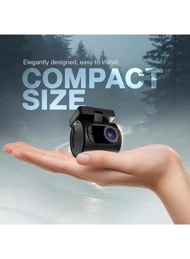 Pioneer Car Dash Camera VREC-H120SC | Super Compact Design | App Support |1296p Resolution | Wide Field of View | Wi-Fi |G-sensor | Emergency Recording | microSD Card support Upto 128GB - Image 2