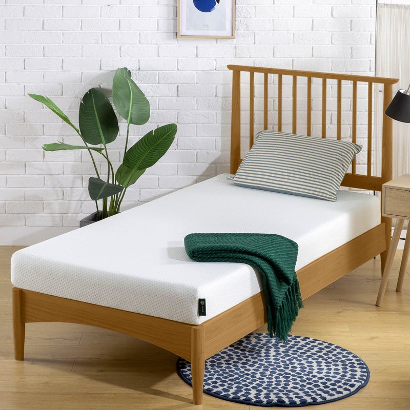 ZINUS 5 Inch Memory Foam Mattress BunkTrundleDay Bed Compatible Twin White