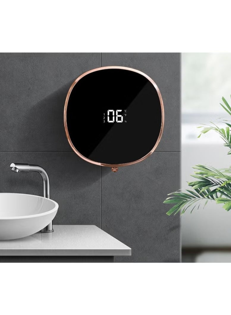 EasyLife موزع صابون ذكي بحساس، موزع صابون رغوي أوتوماتيكي للمطبخ والحمام، مقاوم للماء بمعيار IPX5، قابل لإعادة الشحن، مضاد للبكتيريا، متوافق مع صابون الأطباق وغسيل اليدين (مثبت على الحائط) - Image 2