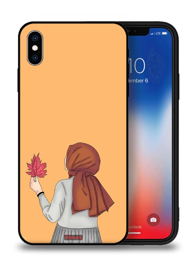 Tolwak Apple iPhone XS Max Protective Case Holding Leaf - Image 1