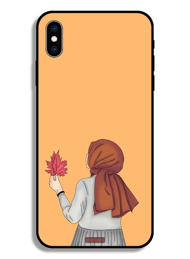 Tolwak Apple iPhone XS Max Protective Case Holding Leaf - Image 2