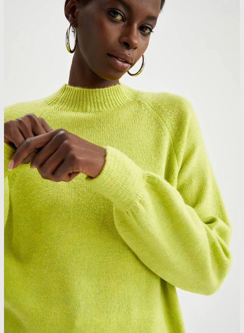 DeFacto Regular Fit Half Turtleneck Long Sleeve Tunic