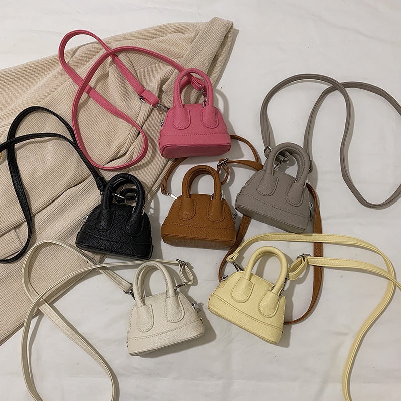 Internet Trendy Children'S Handbag Fashion Girl Crossbody Bag Baby Mini Simple Shell Bag Girl'S Outgoing Accessories Bag - Image 2