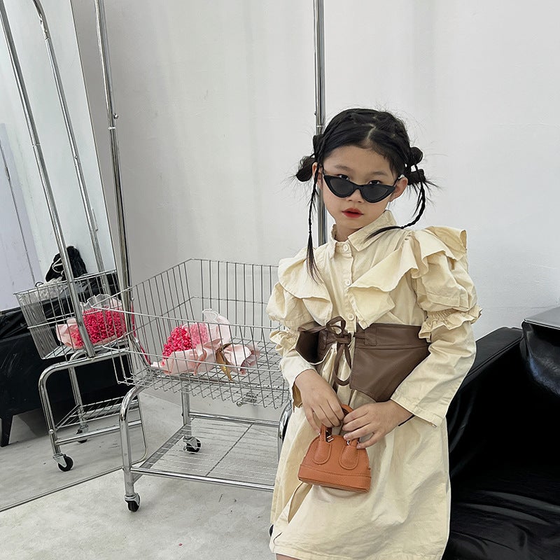 Internet Trendy Children'S Handbag Fashion Girl Crossbody Bag Baby Mini Simple Shell Bag Girl'S Outgoing Accessories Bag - Image 5