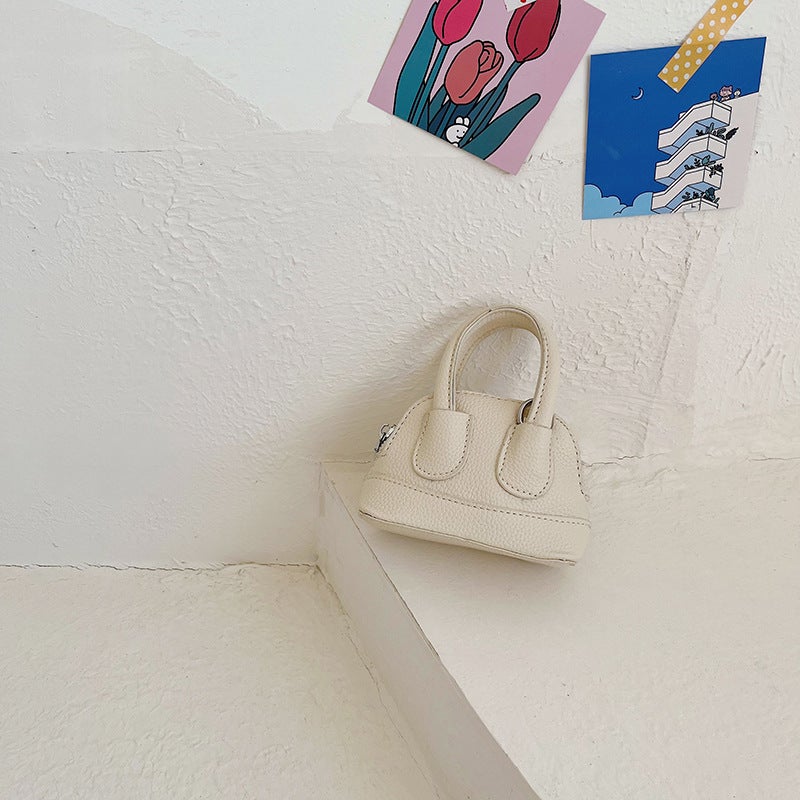 Internet Trendy Children'S Handbag Fashion Girl Crossbody Bag Baby Mini Simple Shell Bag Girl'S Outgoing Accessories Bag - Image 1