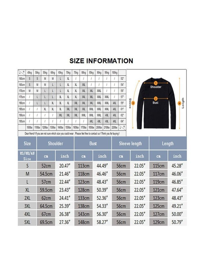 1-Piece Fashion Comfortable And Soft Cotton Men's Md-long Loose Bath Sleep Pajamas Home Wear Night Robe Shirts Color Black Size 5XL