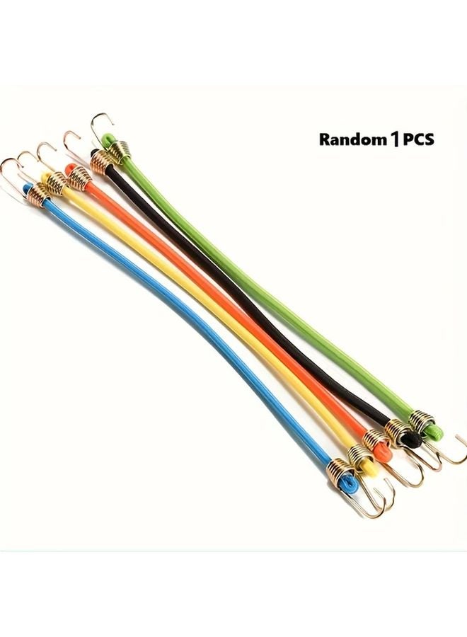 1 قطعة شريط مطاطي حبل صغير لتثبيت الأمتعة مع خطاف مطاطي - Image 1