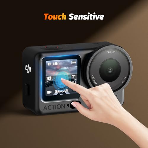 AMAZEAR Lens Screen Protector for DJI Osmo Action 6 Accessories (6 Pack), Action6 Pro Tempered Glass Screen Protector OLED Display, Full Protection, Ultra HD, 9H Hardness, Scratch Resistant - Image 5
