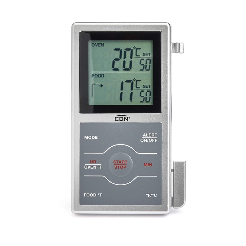 CDN Dual Sensing Programmable Probe Thermometer and Timer for Accurate Cooking - Image 2