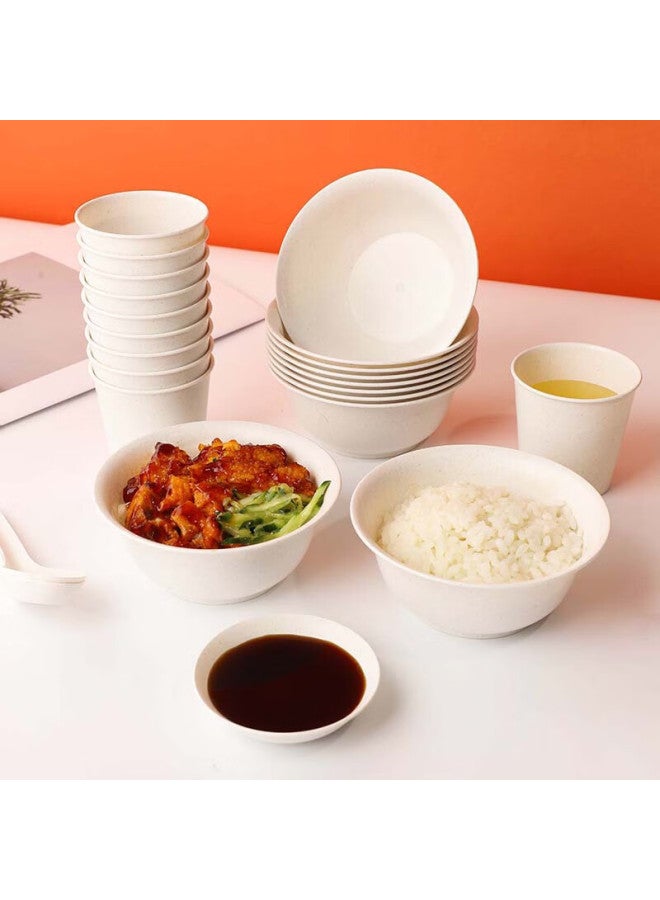 Mengting Disposable Tableware Set For Picnic And Camping: Plates, Bowls, Chopsticks, Cups, Spoons, And Tablecloth For 10 People - Image 2