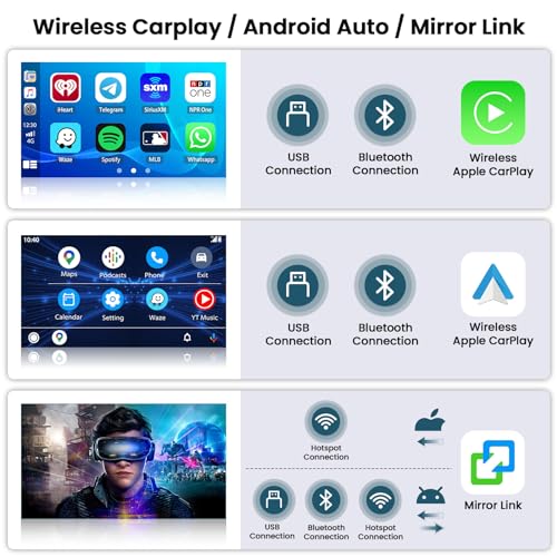 Roinvou [8 Core 6G+128G] for KIA Cerato K3 Forte 2013-2018 Android Radio with Wireless Carplay Android Auto, 9 Inch IPS Touch Screen Car Stereo, Bluetooth 5.0, 32 EQ, GPS, WiFi, 59UI, SWC - Image 3