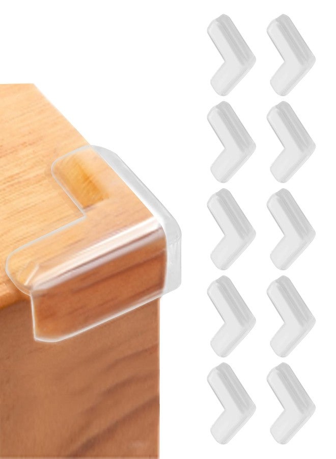 Verkelly 12 Pack L Shape Corner Guards - Clear Furniture Corner Protectors & Edge Safety Bumpers for Tables, Effective Child Safety Cushioning for Sharp Corners and Edges - Image 1
