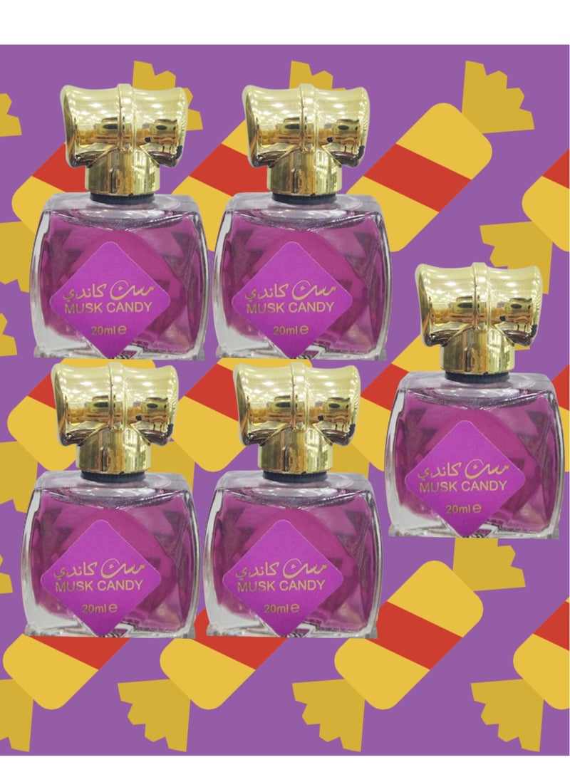 مسك 5 قطع عطر زيت مسك كاندي 20 مل - Image 1