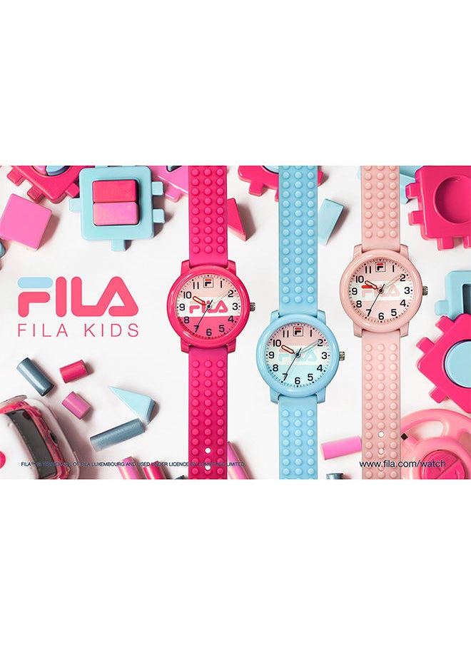 FILA - Girls Analog Round Shape Silicone Wrist Watch 38-203-003 - 30 Mm - Image 1