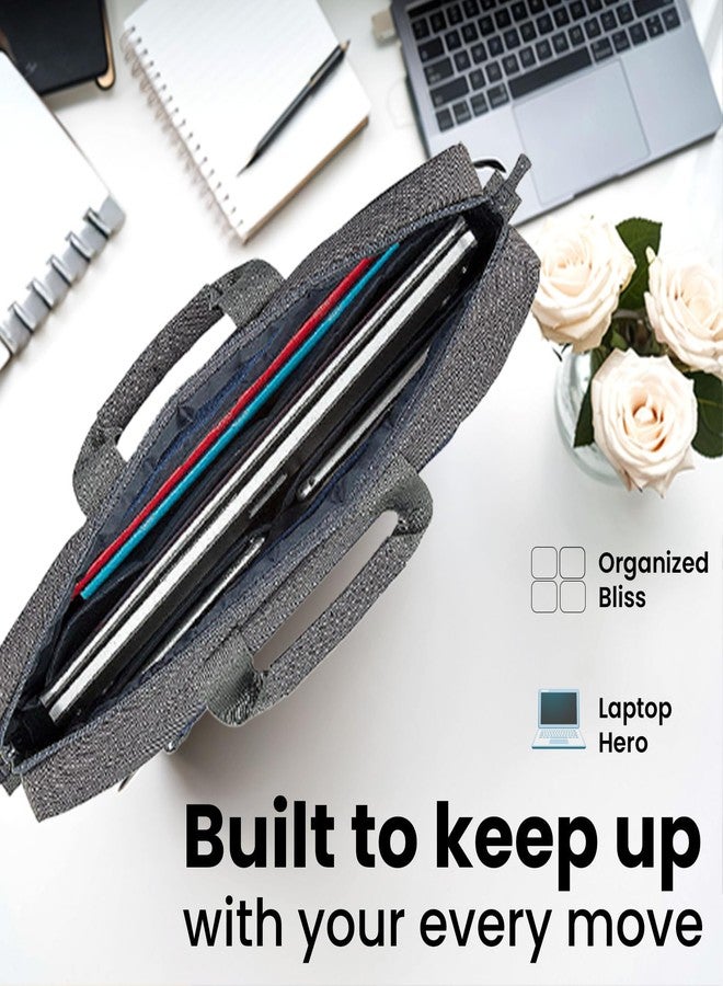 RIVACASE Suzuka 7757 Steel Blue/Grey Laptop Bag 17.3" Inches - Image 4