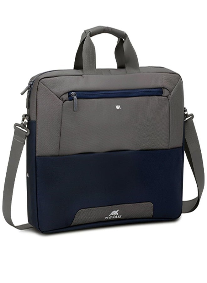 RIVACASE Suzuka 7757 Steel Blue/Grey Laptop Bag 17.3" Inches - Image 1