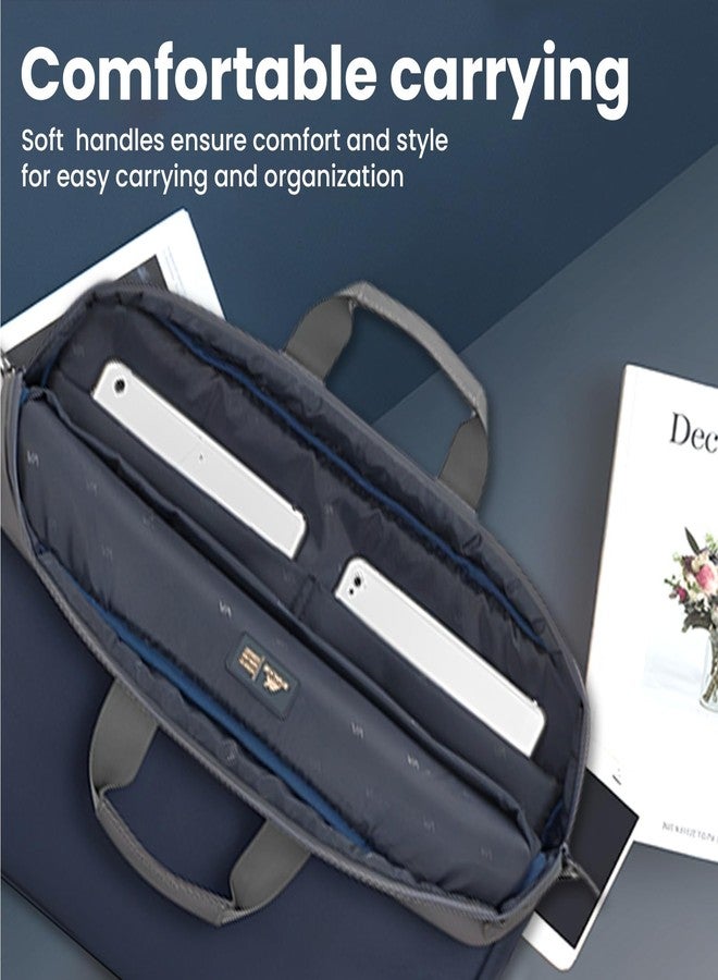 RIVACASE Suzuka 7757 Steel Blue/Grey Laptop Bag 17.3" Inches - Image 5