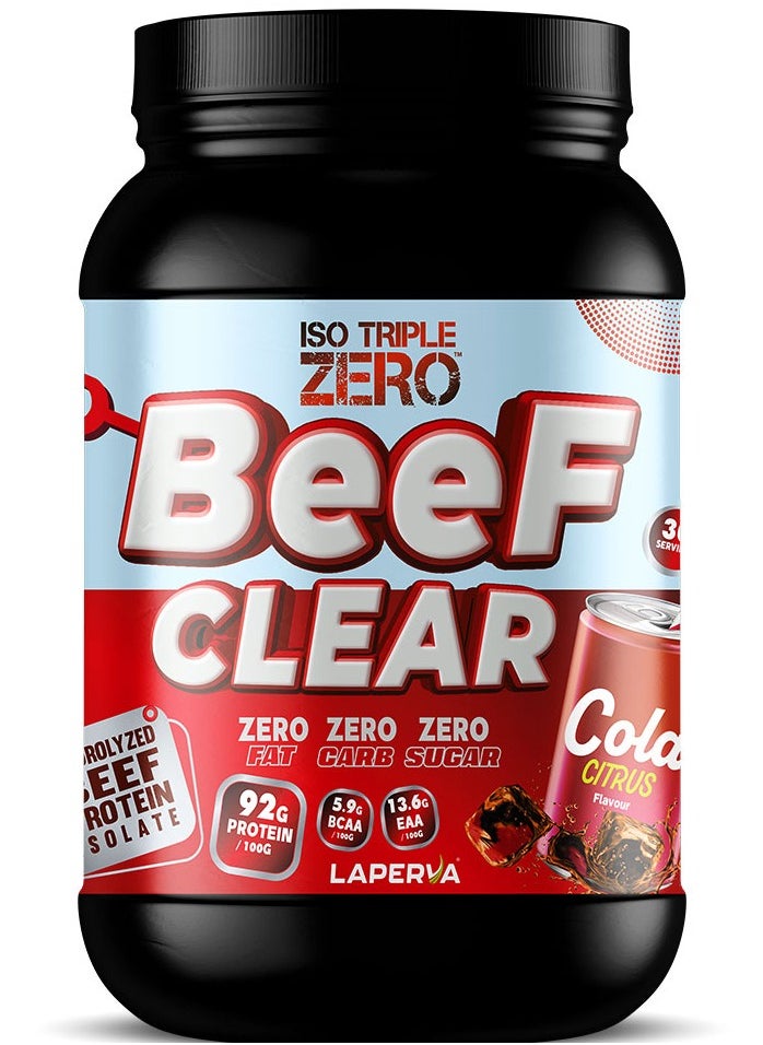Laperva Iso Triple Zero Beef Clear Isolate Protein,Cola Citrus Flavour, 2 LB 