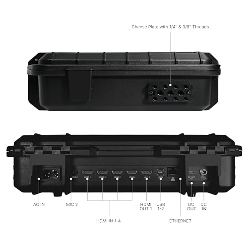 Osee GoStream Deck All in One Pro Live Streaming Multi Camera Video Mixer Switcher Recorder Player Kit 4 HDMI in USB-C I/O with 14 Inch Monitor Built-in DC-to-Type C Cable NDI(Optional) Upgradable - Image 3