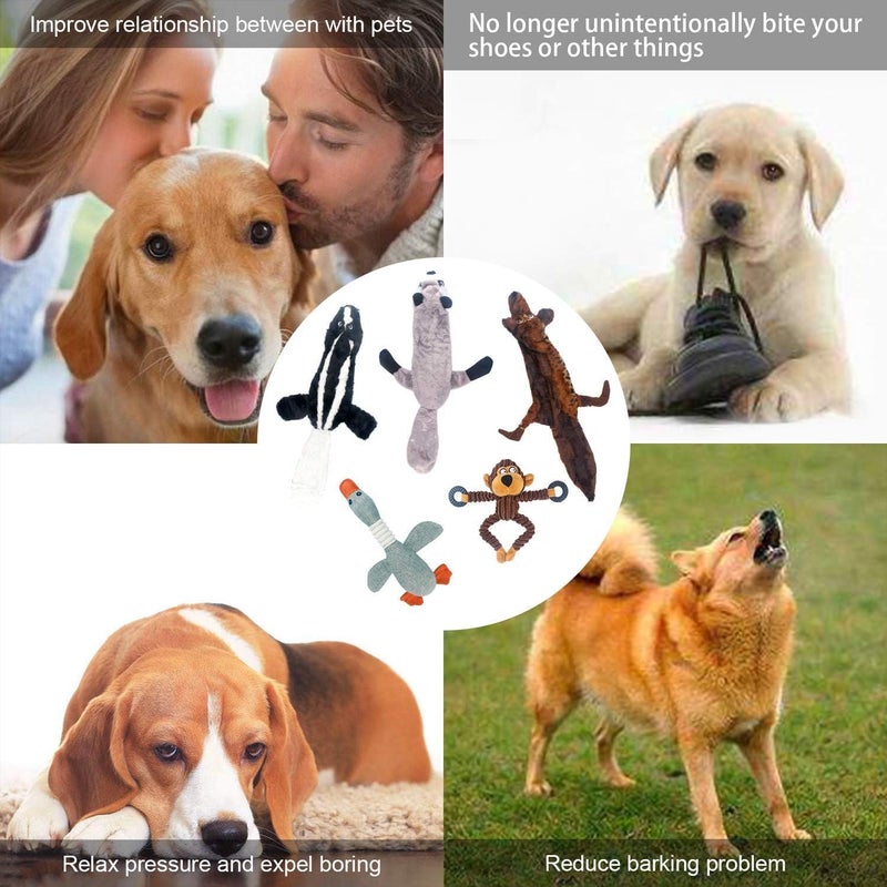 Dog Squeaky Toys 5 Pack - Image 4