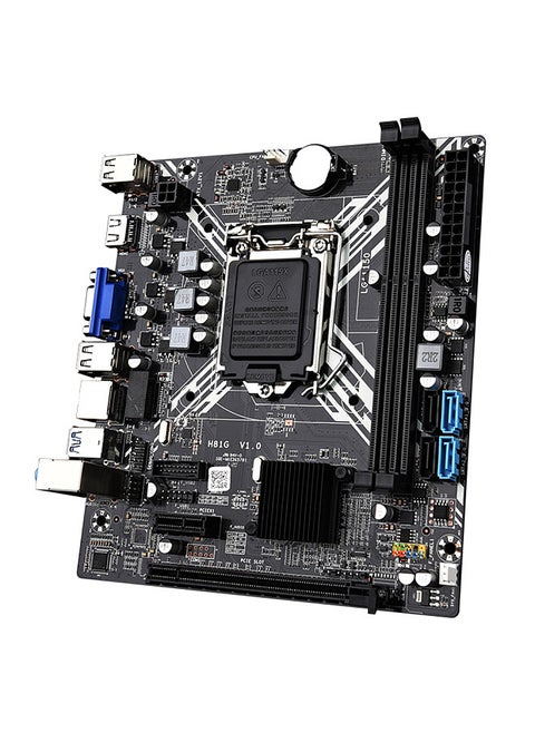 JINGSHA H81G Computer Motherboard Gaming Mainboard Dual-channel DDR3 Memory Slots 100M Network Card Support LGA1150 CPU