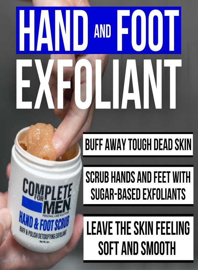 COMPLETE FOR MEN - Hand and Foot Exfoliating Scrub: Sugar Scrub for Dry Skin, Moisturizing Rough Skin Remover, Ideal for Men's Foot and Hand Care - Image 2