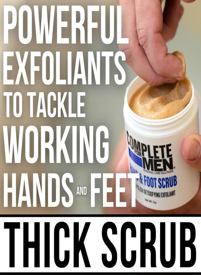 COMPLETE FOR MEN - Hand and Foot Exfoliating Scrub: Sugar Scrub for Dry Skin, Moisturizing Rough Skin Remover, Ideal for Men's Foot and Hand Care - Image 4
