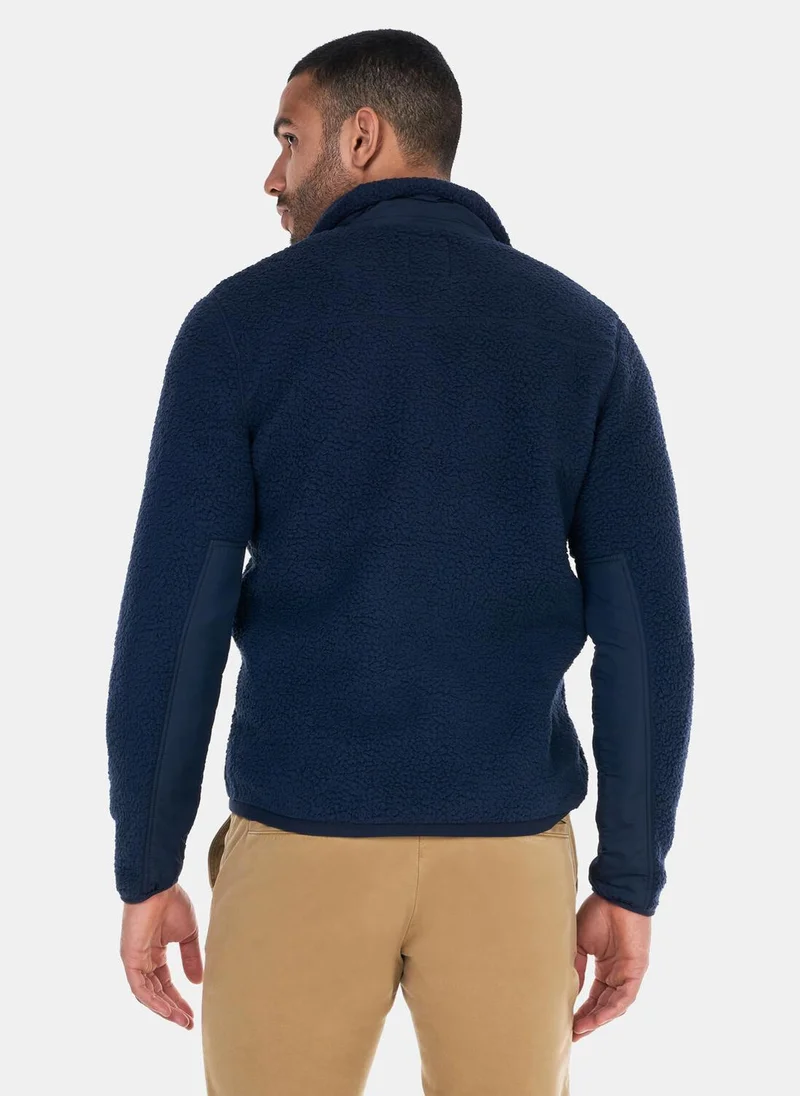 Timberland Men's Mix Media Sherpa Fleece Jacket