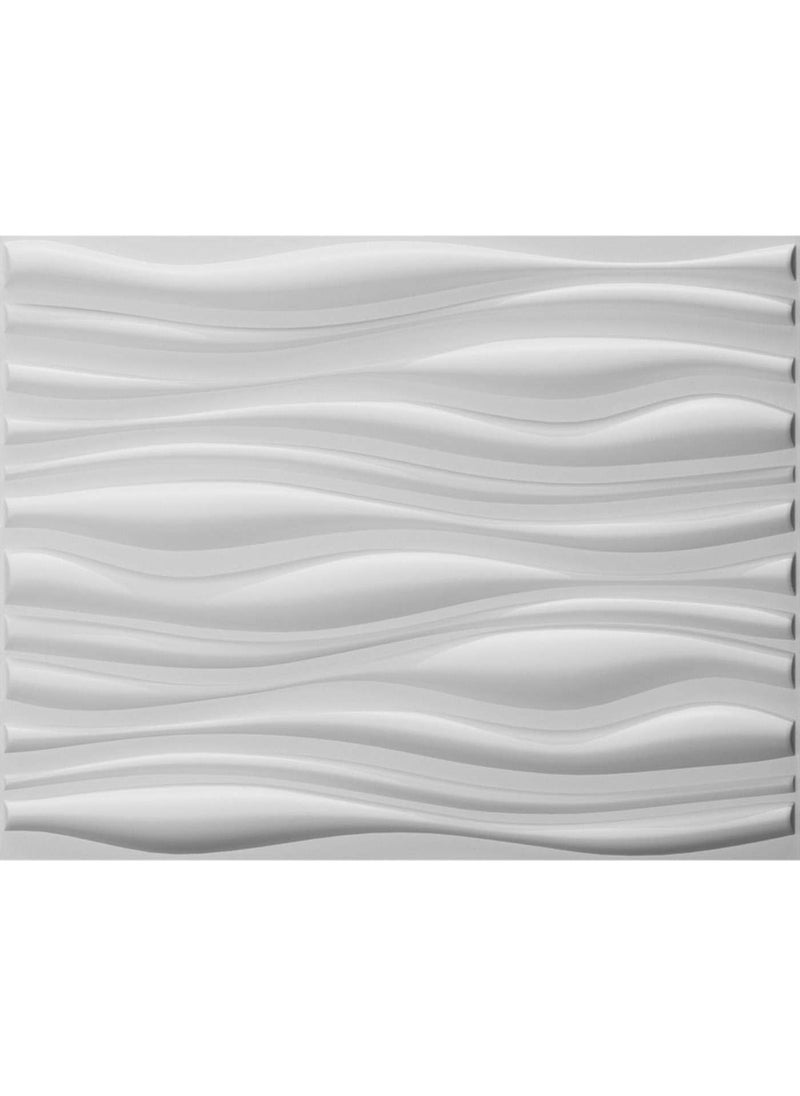 Art3d Art3d 315x246 Pack Of 6 Wall Panel Plant Fiber White  - Image 1