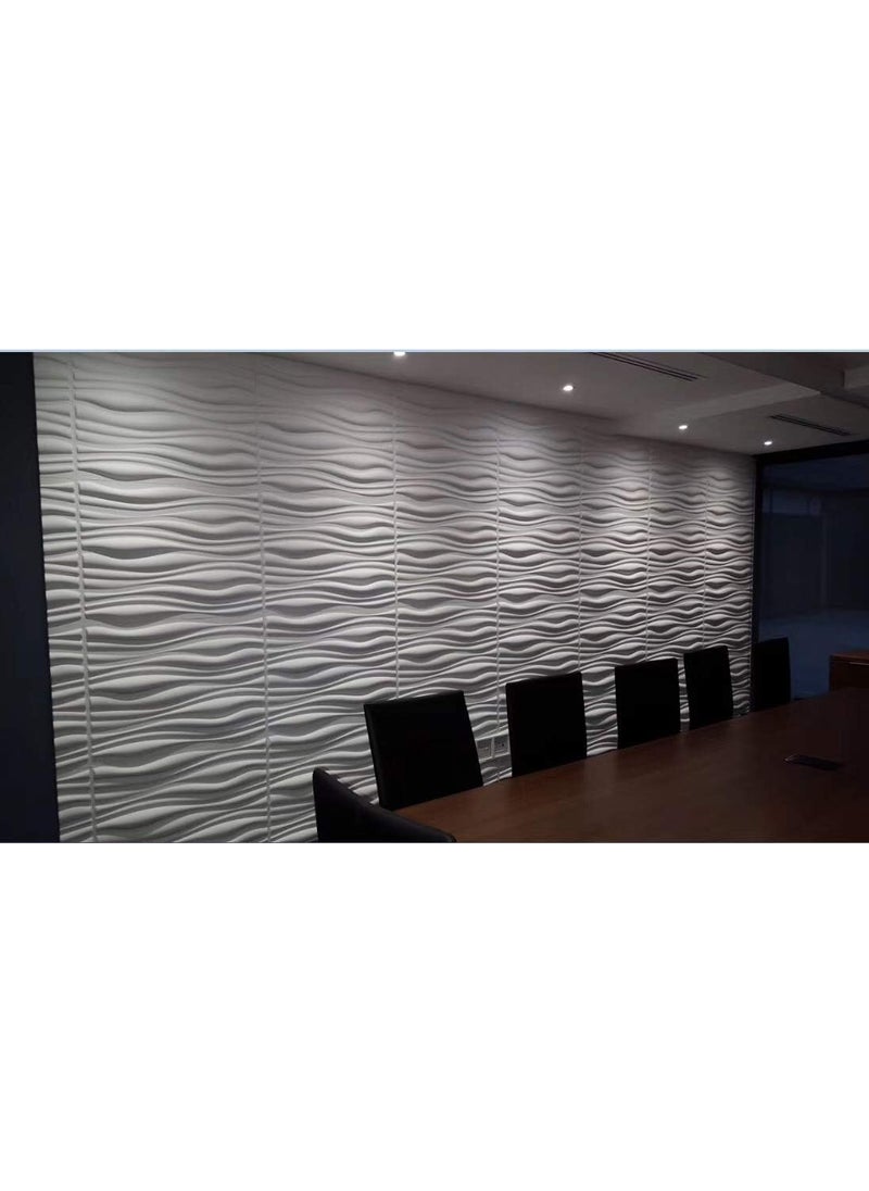 Art3d Art3d 315x246 Pack Of 6 Wall Panel Plant Fiber White  - Image 3