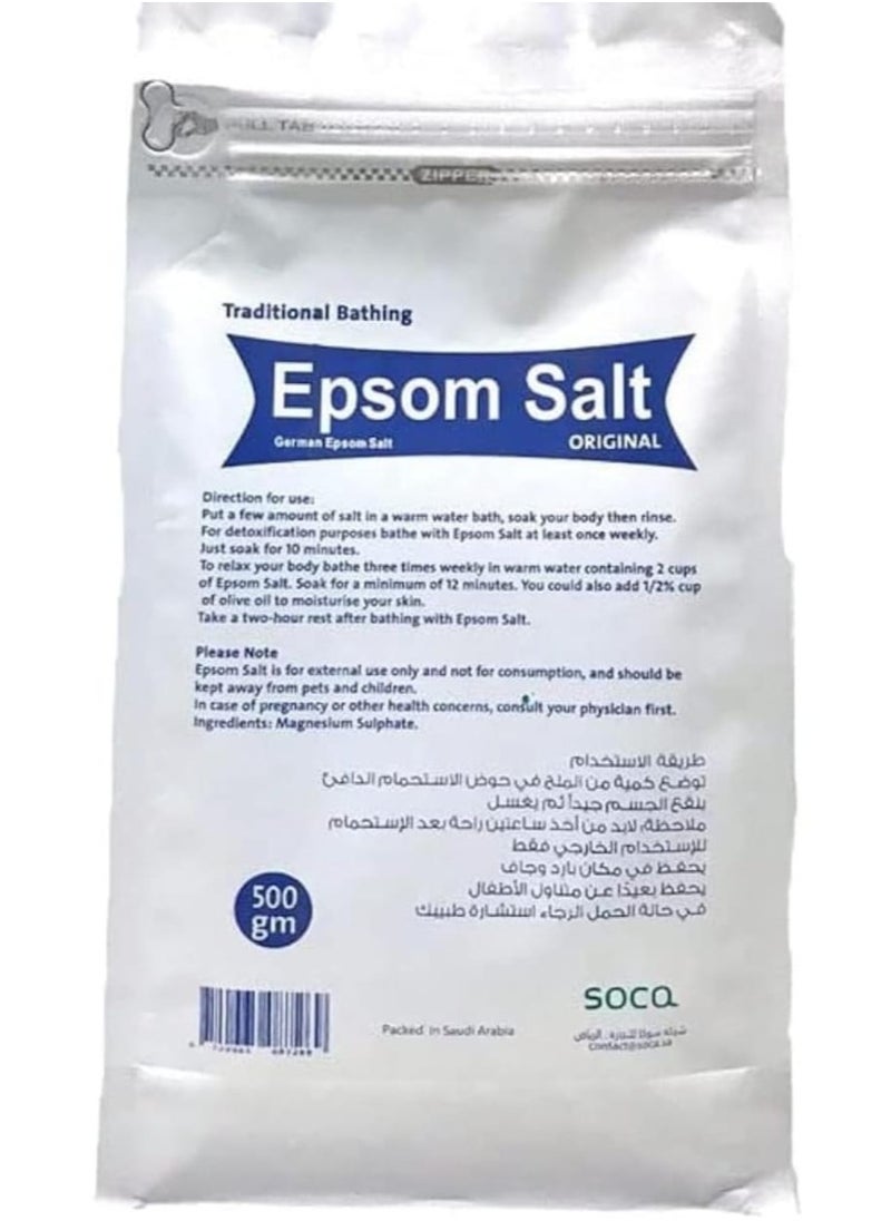 SOCA Epsom salt (Epsom salt) 100% pure - 500 g  - Image 1