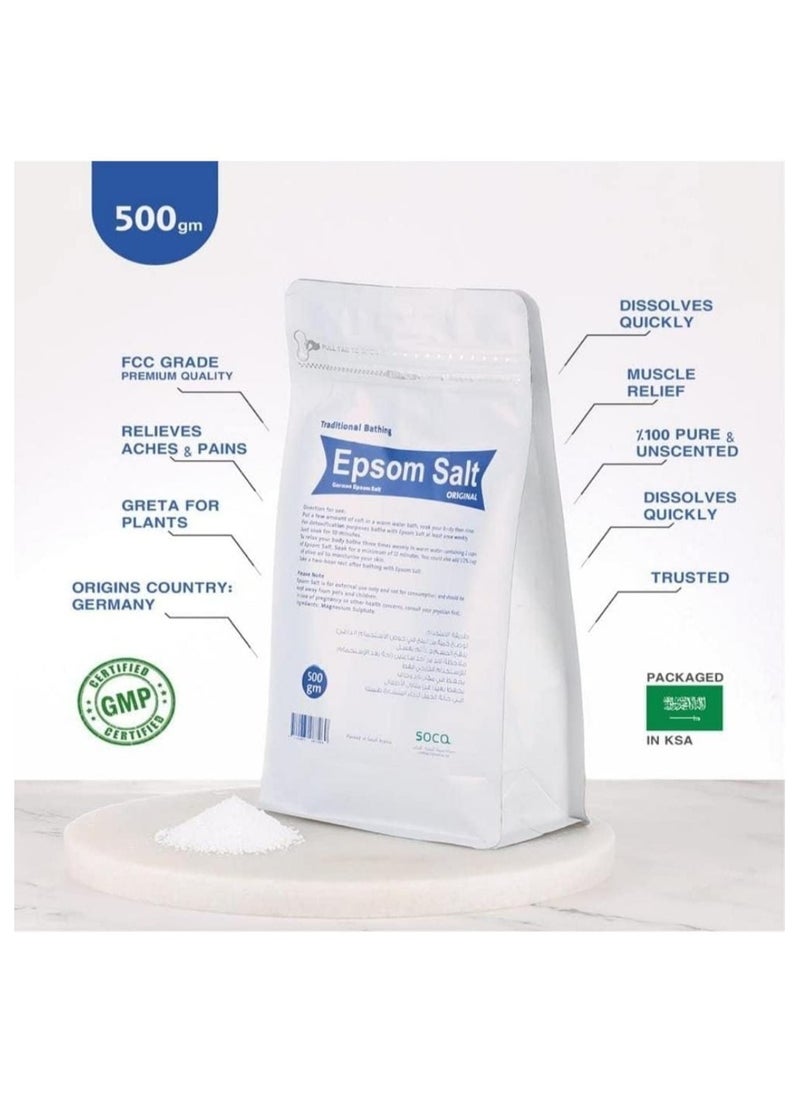 SOCA Epsom salt (Epsom salt) 100% pure - 500 g  - Image 3