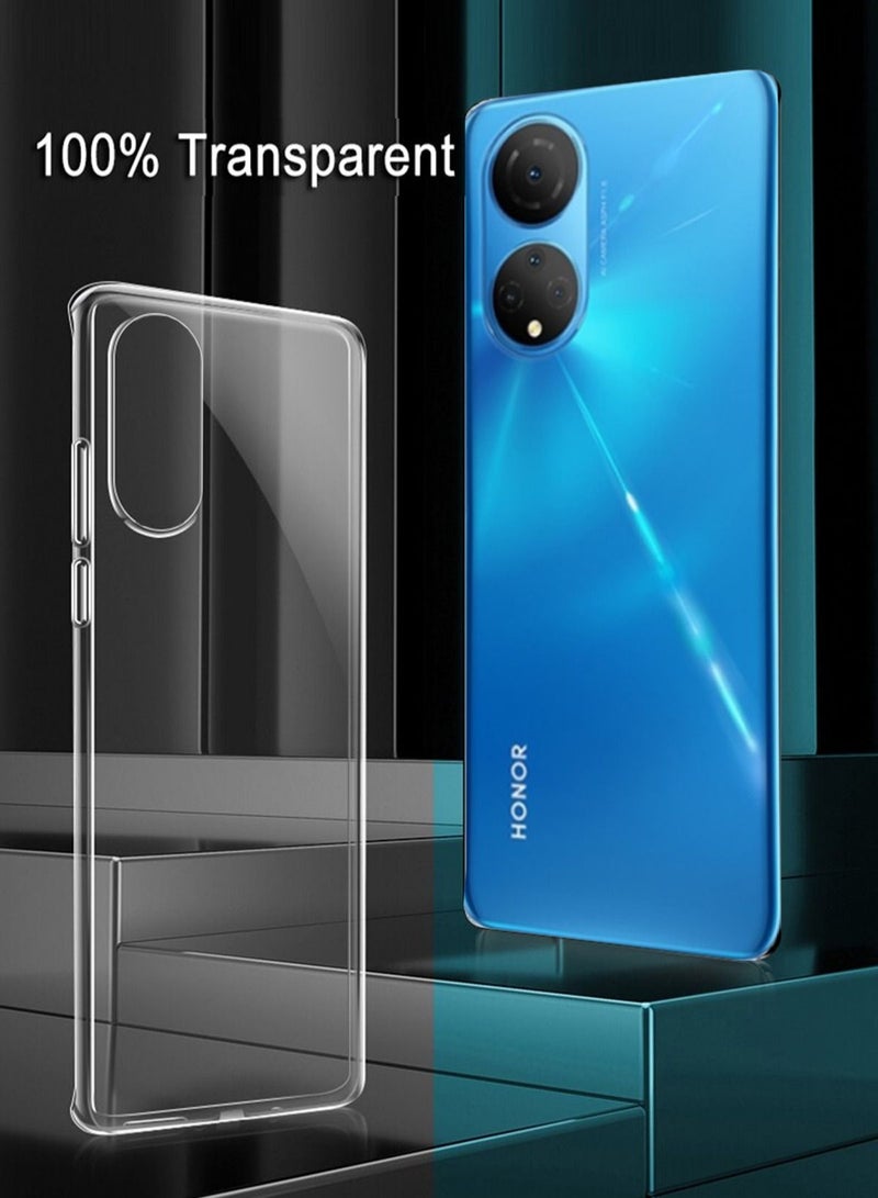 دبليو تيك غطاء حماية من الركن الناعم من مادة TPU لهاتف Honor X7 4G شفاف - Image 5