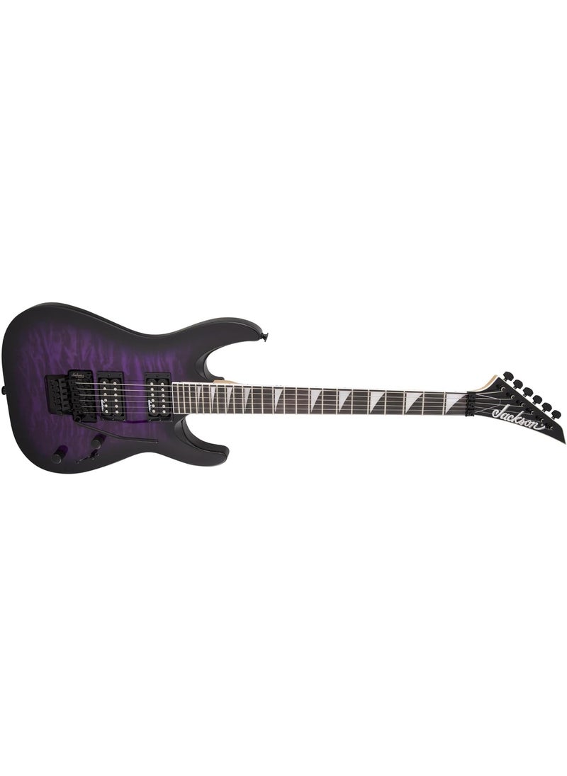 Jackson - Jackson JS Series Dinky Arch Top JS32Q DKA 6String Electric Guitar Purple Burst Bundle with Jackson Heavy Duty and Secure MultiFit Molded Case for Dinky and Soloist Guitars Black 2 Items - Image 1