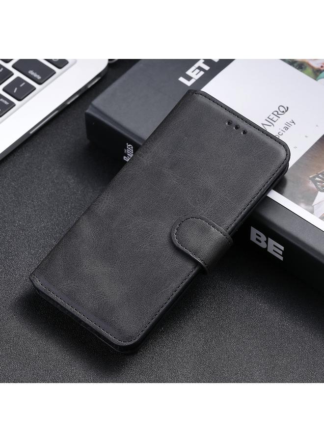 Case For Xiaomi Poco M4 Pro Classic Calf Texture PU + TPU Horizontal Flip Leather Case