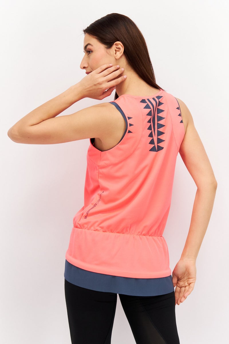 Adidas Women Sportswear Fit Training Top, Coral - Image 3