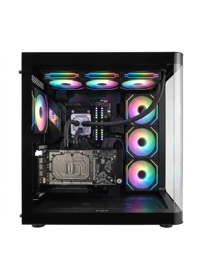 BLUMENIT VORTX - Gaming PC | i7-14700K | RTX 5070Ti | 32GB DDR5 | 1TB NVMe | Z790 | 360mm Liquid | 850W Gold | WiFi-BT-Windows 11 Pro BLACK - Image 3