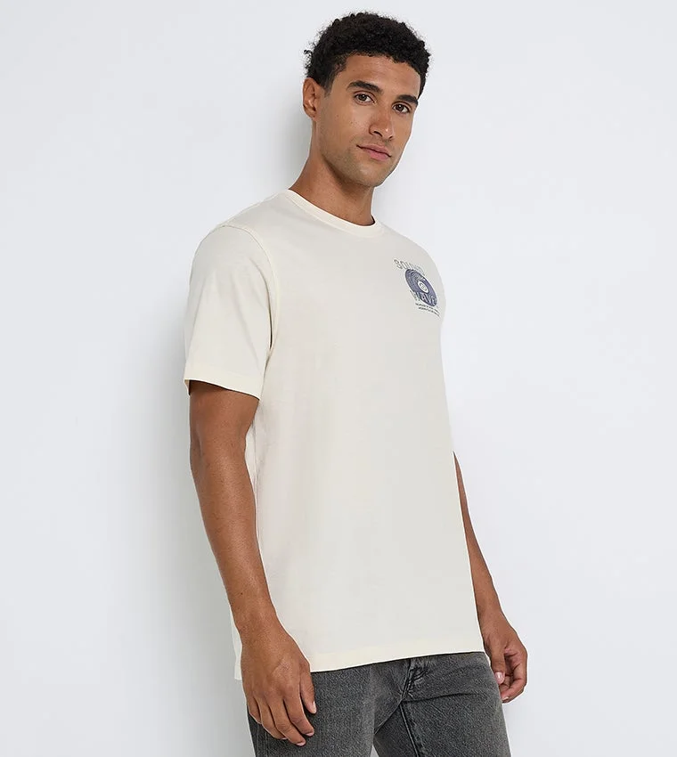 Ben Sherman  Ben Sherman Men's Crew Neck Short Sleeve Printed T-Shirt for Men | Best Price UAE