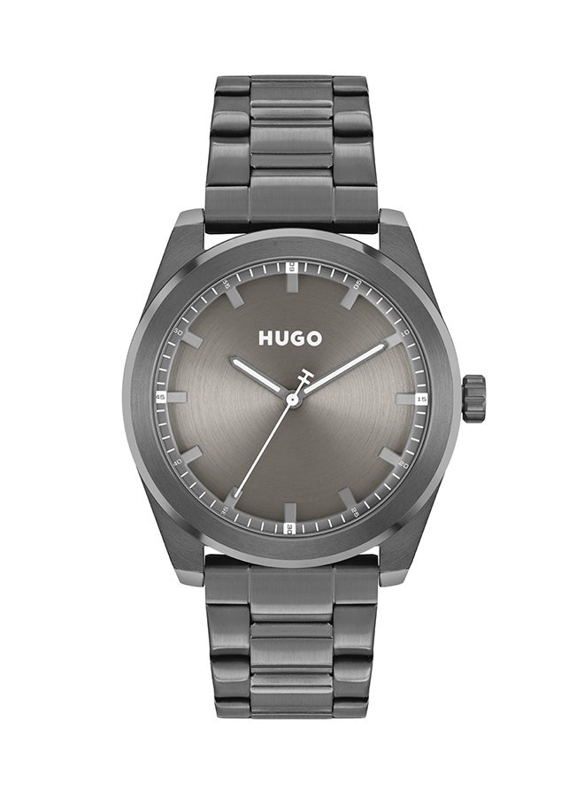 HUGO BOSS - Men's Analog Round Shape Stainless Steel Wrist Watch 1530355 - 42 Mm - Image 1