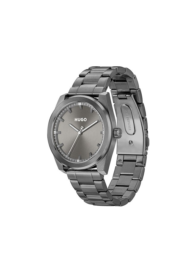 HUGO BOSS - Men's Analog Round Shape Stainless Steel Wrist Watch 1530355 - 42 Mm - Image 1