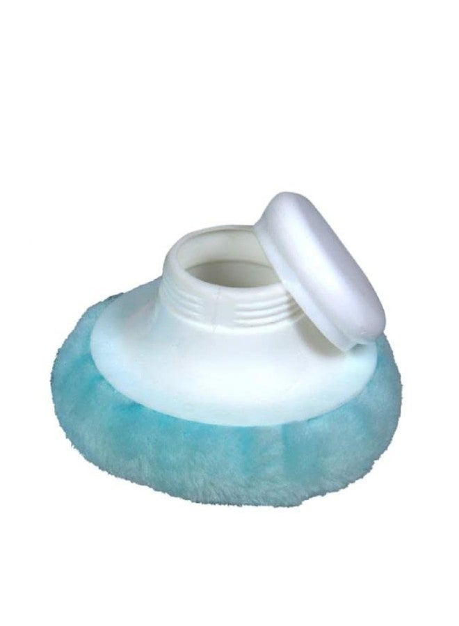 Evrysdi Cotton Round Baby Powder Puff Ultra Short with Ribbon Dusting Powder Puffs Powder Puff Sponge for Toddler New Born Baby Multicolor 2 PCS - Image 1