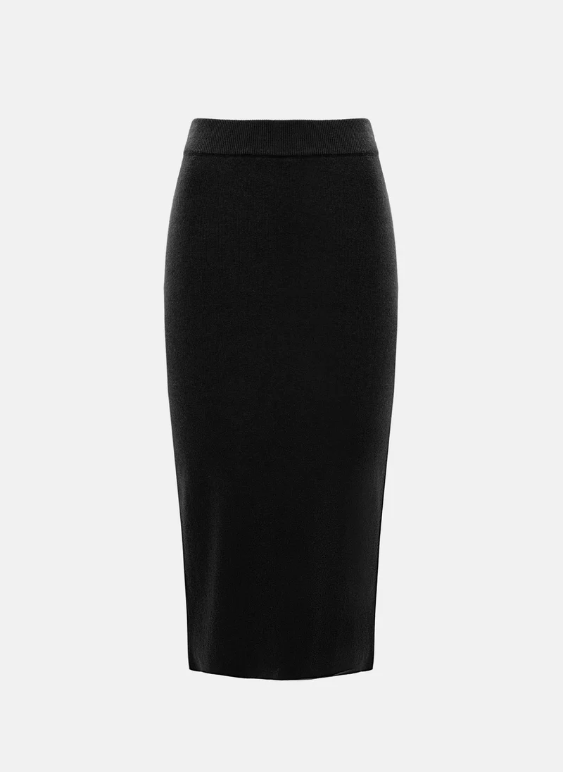 ليتشي تنورة جيرسي متوسطة الطول