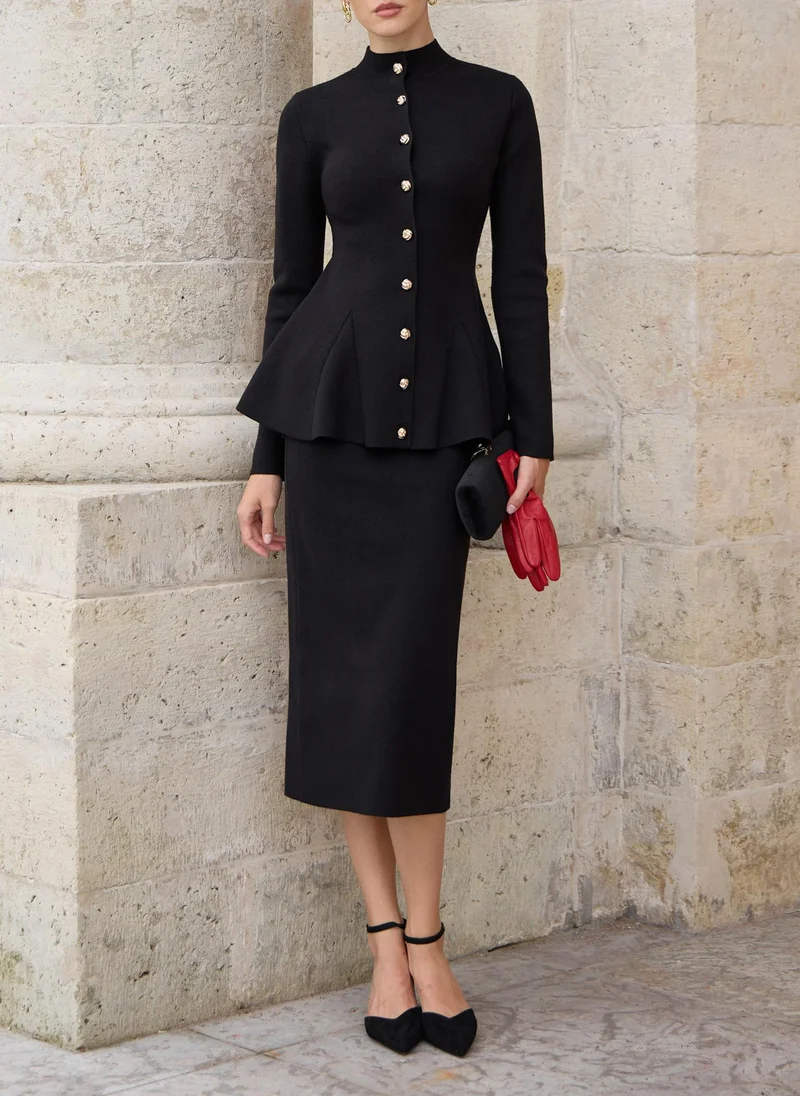 Lichi  Midi jersey pencil skirt for Women | Best Price UAE