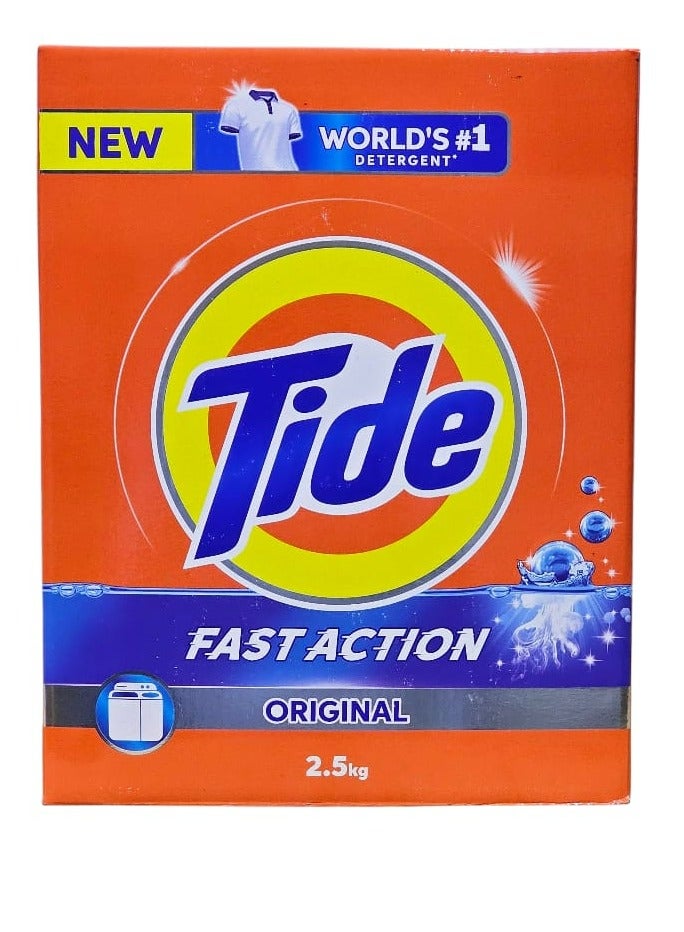 تايد مسحوق غسيل عادي نصف آلي 2.5كجم