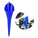 ZNDAW Oil Funnel MultiPurpose Plastic Long Neck Oil Funnel Automotive Use Funnels for Filling Oils Lubricants Water Diesel Kitchen Funnels for Filling Bottles Jars Blue 1PCS - Image 2