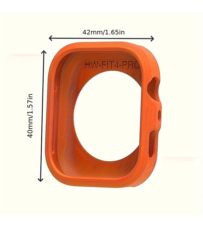 Light Blue Silicone Protective Case For Huawei Watch Fit 4 Pro - Image 5