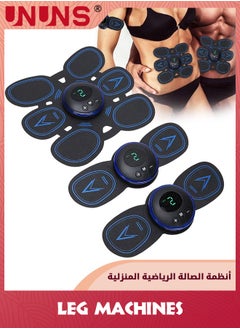UNUNS Abs Stimulator Muscle Toner,Ab Machine Trainer,Fitness Waist Muscle Training Belt,USB Rechargeable Gear For Abdomen Arm Leg,Strength Training Equipment For Men Woman,Home Office Exercise,8 Modes  - Image 1