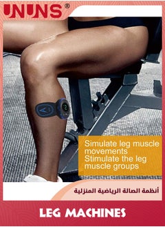 UNUNS Abs Stimulator Muscle Toner,Ab Machine Trainer,Fitness Waist Muscle Training Belt,USB Rechargeable Gear For Abdomen Arm Leg,Strength Training Equipment For Men Woman,Home Office Exercise,8 Modes  - Image 5