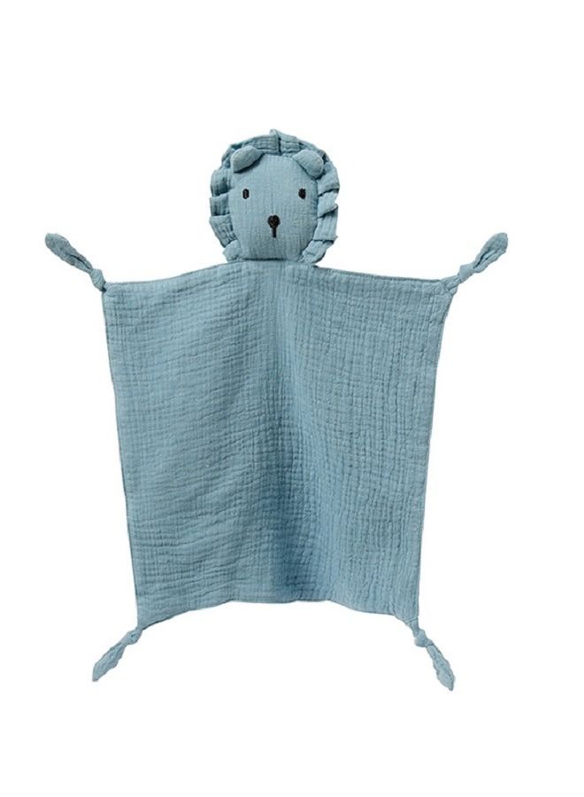 Loquat Baby Pure Cotton Cloth Comfort Towel Baby Sleeping Doll Lion Multicolor - Image 1